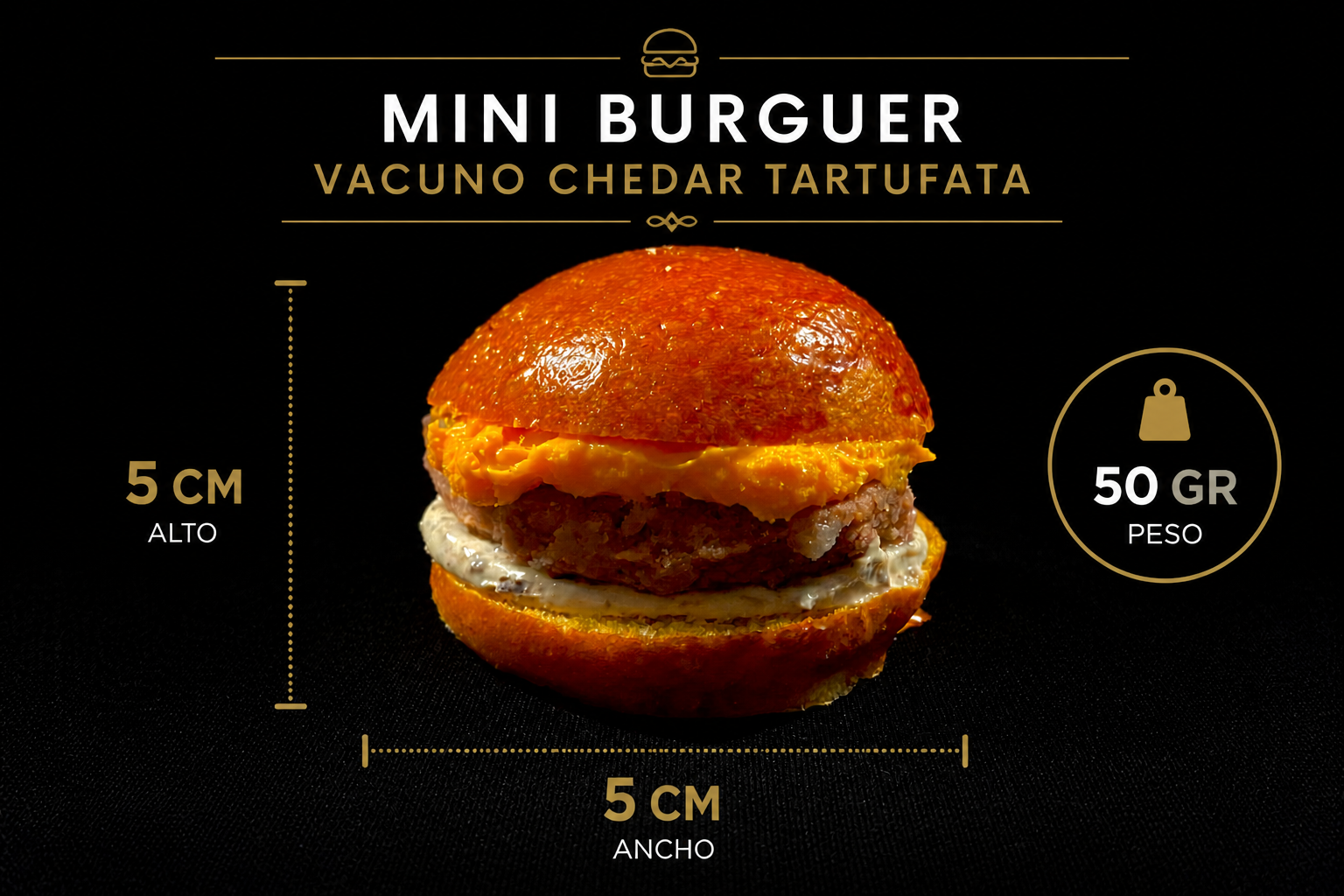 Mini burgers brioche para hostelería y eventos